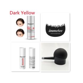 Plant hair additive fibre hair powder, one-time reinforcing artifacts to cover hair scarce manufacturers wholesale and direct sales (Option: Dark Yellow set)