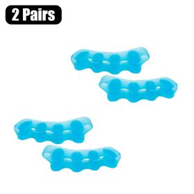 Toe Separators Doctor Recommended Correct Foot and Bunion Pain,Plantar Fasciitis Toe Straightener to Improve Functional Mobility (Color: 2 Pairs-K)